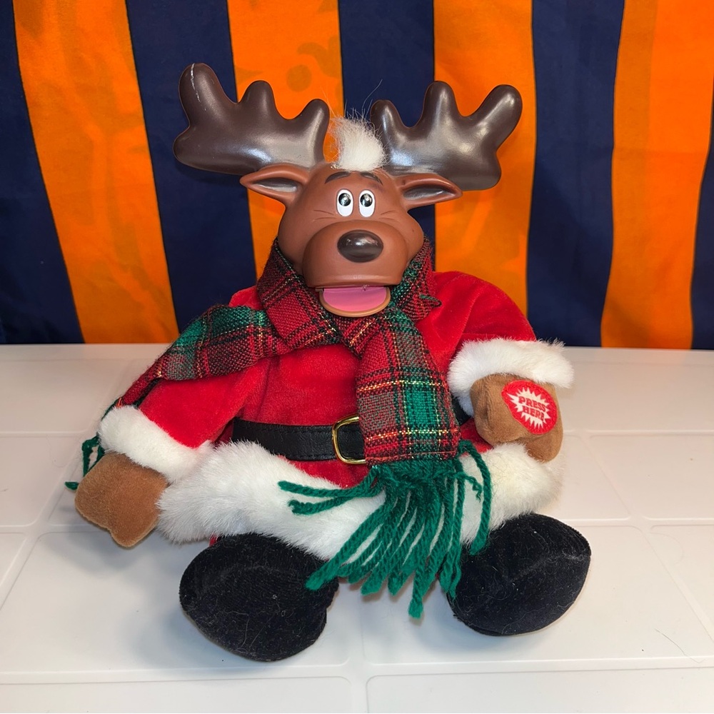 MTY International Christmas "Grandma Got Ran Over by a Reindeer" Plush 8" WORKS